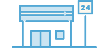 コンビニエンスストアイラスト